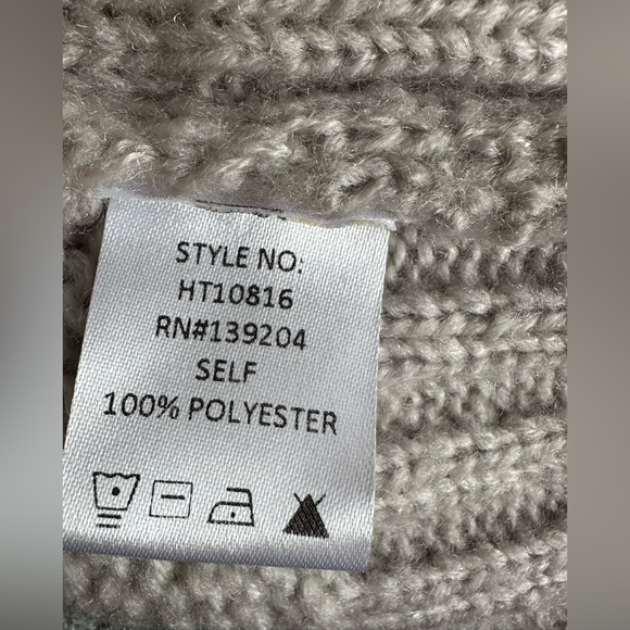 Boutique x Royal & Reese Cable Knit Sweater Open Oversized Cardigan - Worn 1x - Picture 5 of 8